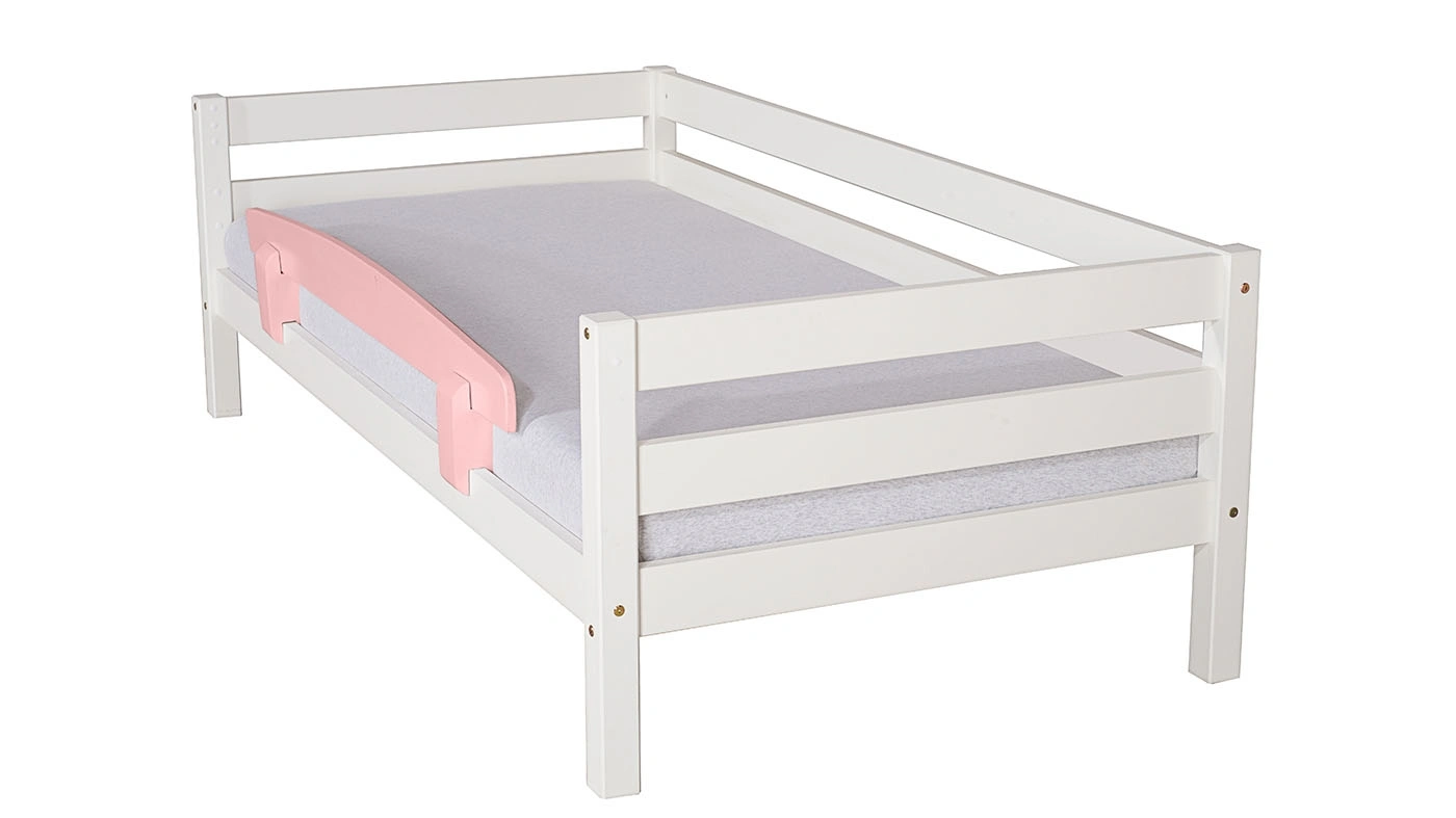 מיטת ילדים מיקה רוחב 80 ס"מ | עם מעקה אחורי